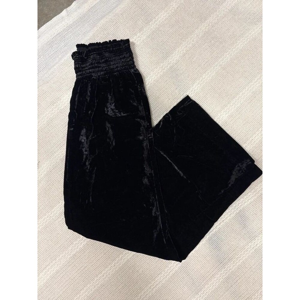 Maeve by Anthropologie velvet flare pants size xs / s